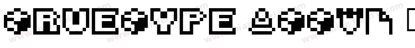 TrueType (TTF) 字体字体转换